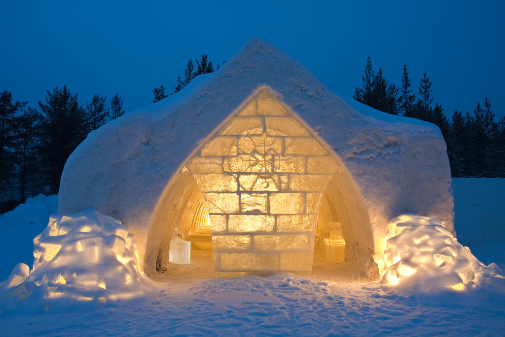 Arctic Snowhotel & Glass Igloos Sinettä Exteriér fotografie