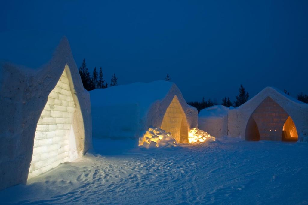 Arctic Snowhotel & Glass Igloos Sinettä Exteriér fotografie